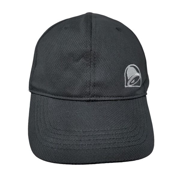 Taco Bell Snapback Hat Black OSFA Embroidered Adjustable Vent Holes - Picture 1 of 9